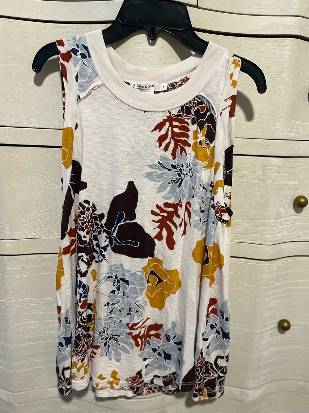 Anthropolgie Stateside Print Top Size Small